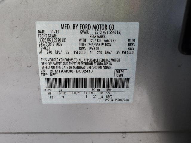 2FMTK4K98FBC32410 2015 FORD EDGE - Image 14