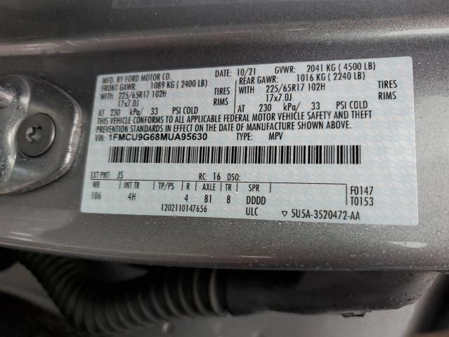 1FMCU9G68MUA95630 2021 FORD ESCAPE - Image 12