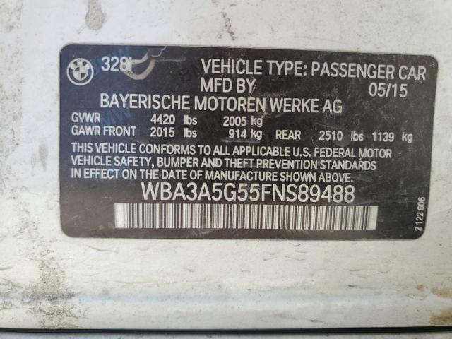 WBA3A5G55FNS89488 2015 BMW 3 SERIES - Image 12