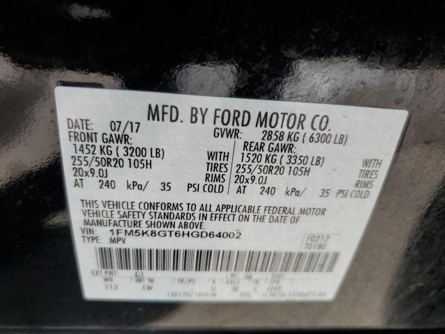 1FM5K8GT6HGD64002 2017 FORD EXPLORER - Image 13