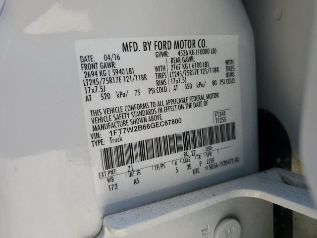 1FT7W2B66GEC67800 2016 FORD F250 - Image 12