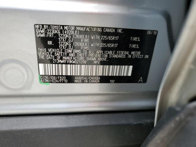 2T3MWRFV9KW021208 2019 TOYOTA RAV 4 - Image 13