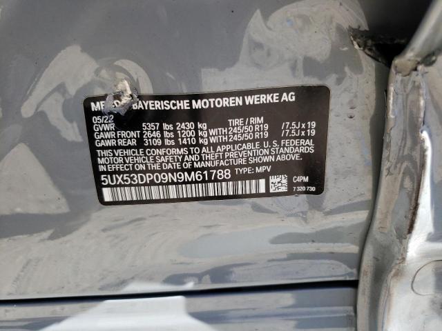 5UX53DP09N9M61788 2022 BMW X3 - Image 13