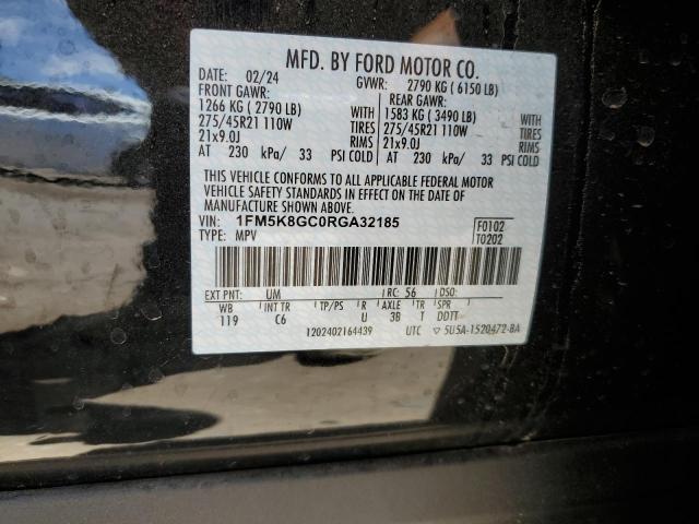 1FM5K8GC0RGA32185 2024 FORD EXPLORER - Image 12