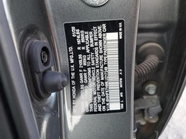 SHHFK7H98LU217249 2020 HONDA CIVIC - Image 12