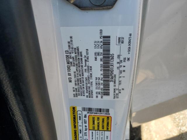 3FA6P0HD1LR112605 2020 FORD FUSION - Image 13