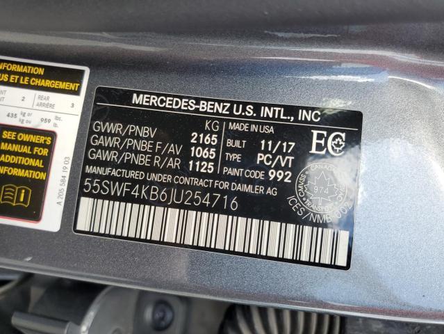 55SWF4KB6JU254716 2018 MERCEDES-BENZ C CLASS - Image 13