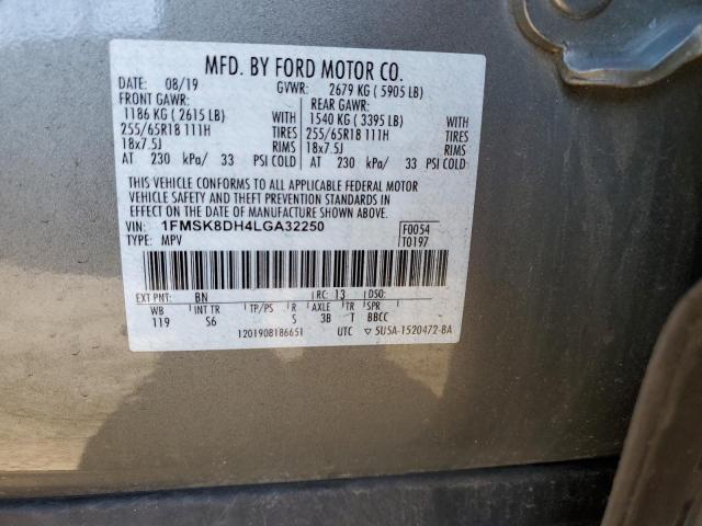 1FMSK8DH4LGA32250 2020 FORD EXPLORER - Image 13